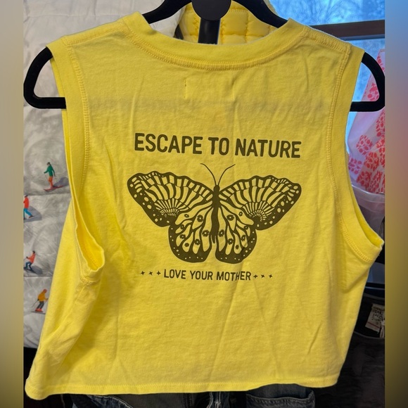 NWT Anthropologie Spiritual Gangster 222 Nature Crawford Tank Top - Firefly - S - Picture 9 of 10